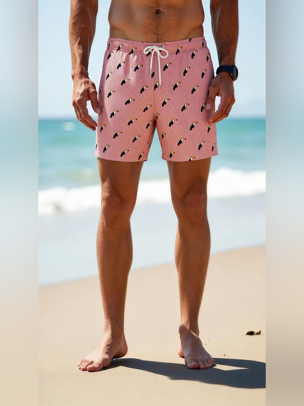MOSMANN AUSTRALIA
MENS SWIM SHORTS - TOUCAN SIZE MEDIUM